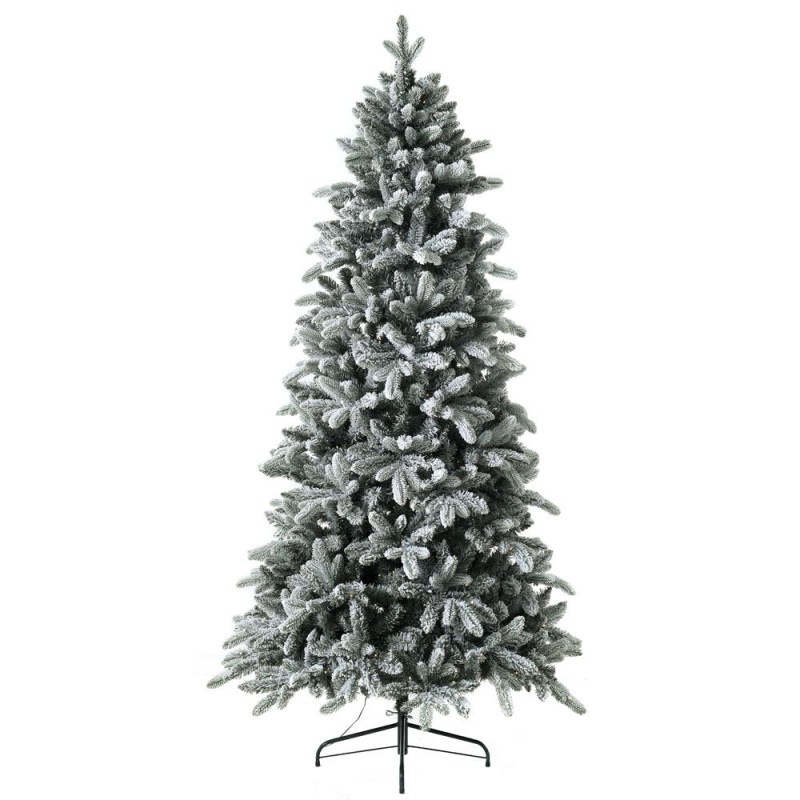 Eira Pre-lit Χριστουγεννιάτικο δέντρο χιονισμένο με 370 ενσωματωμένα Led 210 εκ