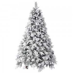 EchoAlaska χιονισμένο Χριστουγεννιάτικο δέντρο με mix κλαδιά 180 εκ