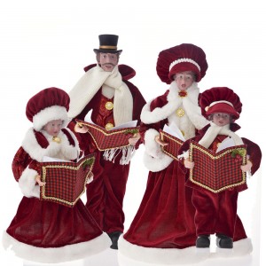 Χριστουγεννιάτικες φιγούρες οικογένειας σετ των τεσσάρων τεμαχίων 35 και 45 εκ