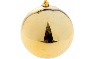 Χριστουγεννιάτικη μπάλα από συνθετικό PP σε χρυσό χρώμα σετ 96 τεμαχίων 3 εκ