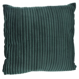 Πράσινο μαξιλάρι από βελούδο κοτλέ 45x45 εκ