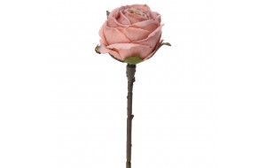 Διακοσμητικό ροζ τριαντάφυλλο  28 εκ