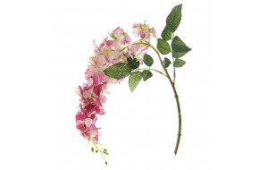 Κρεμαστό ροζ τεχνητό λουλούδι 65 εκ