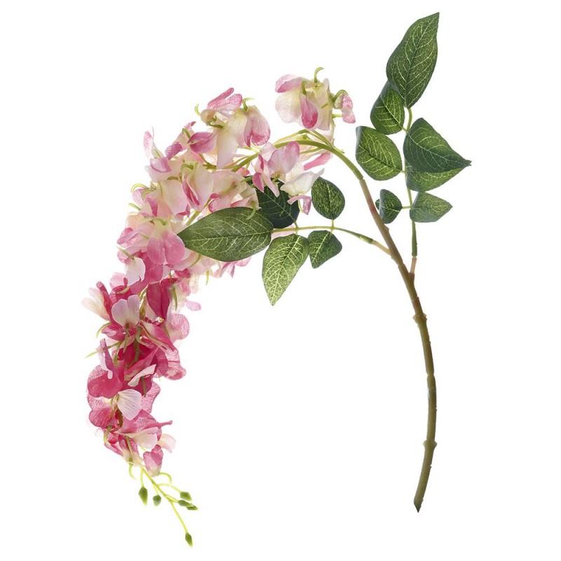 Κρεμαστό ροζ τεχνητό λουλούδι σετ των έξι 65 εκ