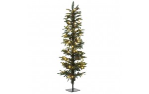 Χριστουγεννιάτικο δέντρο Pencil pine με ενσωματωμένα 70 led 35x90 εκ