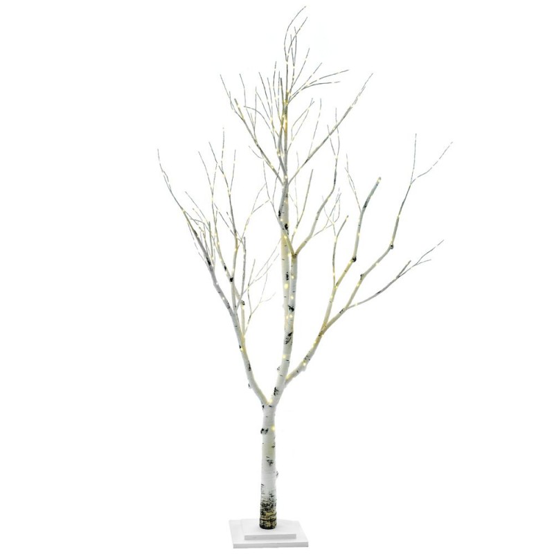 Φωτιζόμενο δέντρο σε λευκό χρώμα 160 εκ
