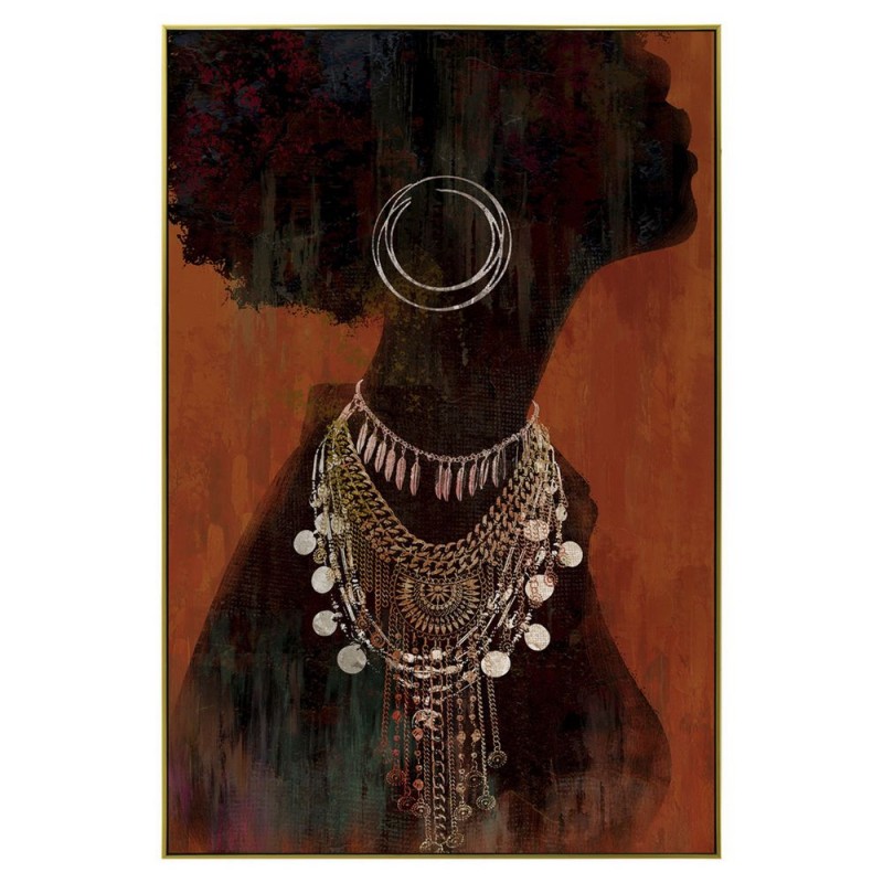 Boho διακοσμητικός πίνακας ζωγραφικής με μορφή γυναίκας 82x122 εκ