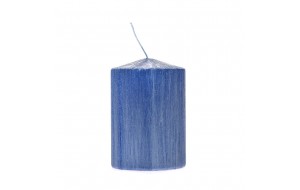 Κερί περλέ σε μπλε χρώμα σετ των τεσσάρων 7x10 εκ