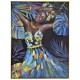 Ελαιογραφία σε καμβά με κορνίζα με θέμα Tropical γυναικεία φιγούρα 92x122 εκ
