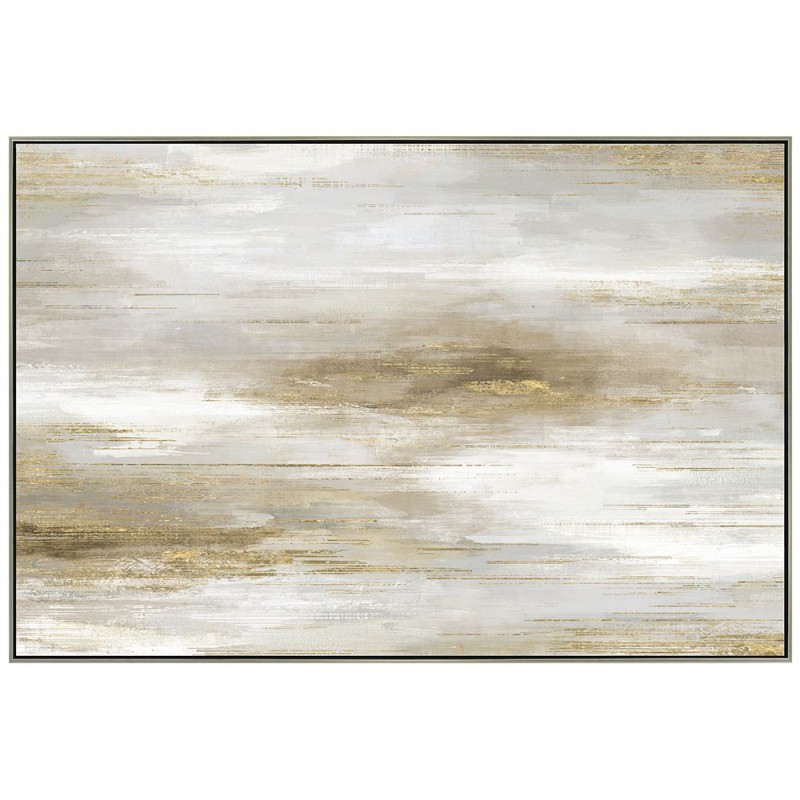 Αφηρημένο θέμα πίνακας με ελαιογραφία σε τυπωμένο καμβά και κορνίζα 122x82 εκ