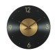 Γυάλινο ρολόι τοίχου τύπου vinylio 55x55x4 εκ