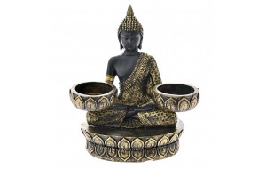 Διακοσμητικός Βούδας από πολυρέζιν 15x8x17 εκ