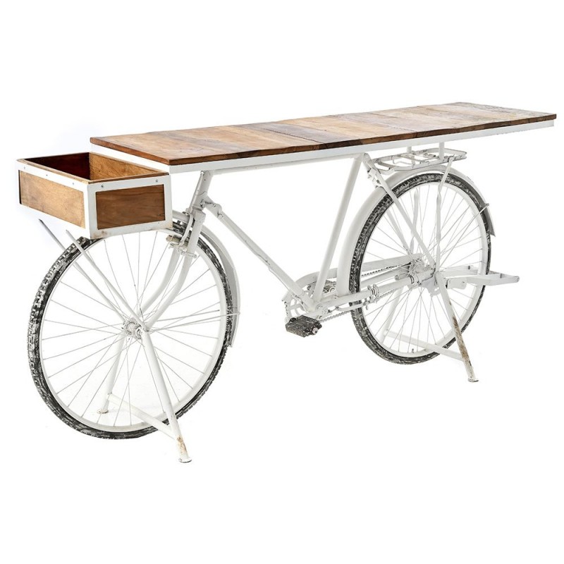 Μεταλλικό vintage ποδήλατο τραπέζι 210x50x90 εκ