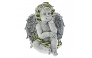 Διακοσμητικός άγγελος από πολυρεζίνη 25x23x27 εκ