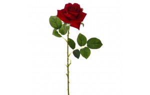 Κοκκίνο τριαντάφυλλο διακοσμητικό κλαδί 45 εκ