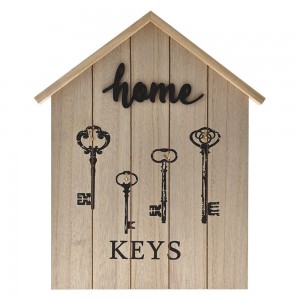 Home ξύλινη κλειδοθήκη 28x34 εκ