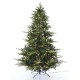Eira Star χριστουγεννιάτικο δέντρο πράσινο με ενσωματωμένα 450 λευκά λαμπάκια led 210 εκ