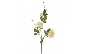 Κλαδί με λευκά τριαντάφυλλα 90 εκ