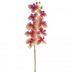 Κλαδί με τεχνητά άνθη ροζ ορχιδέας 95 εκ
