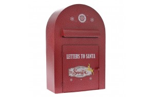 Μεταλλικό γραμματοκιβώτιο σε κόκκινο χρώμα 25x12x38 εκ