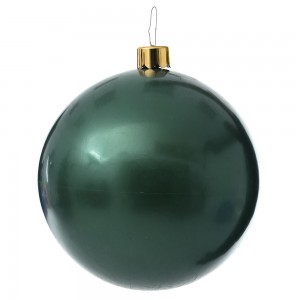 Πράσινη χριστουγεννιάτικη μπάλα φουσκωτή 75 εκ