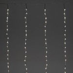 600 LED λαμπάκια κουρτίνα με πρόγραμμα χιονονιφάδας διάφανο καλώδιο και ψυχρό λευκό φως 2x3 μέτρα