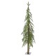 Χριστουγεννιάτικο δέντρο pencil με ξύλινο κορμό και φύλλωμα full pe 210 εκ