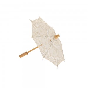 Διακοσμητική ομπρέλα σε κρεμ χρώμα 26 εκ