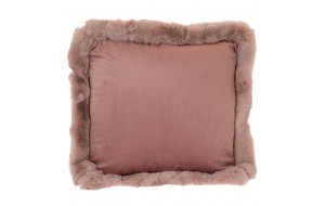 Διακοσμητικό μαξιλάρι σαλονιού σε σκούρο ροζ χρώμα 43x43 εκ