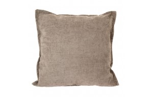 Διακοσμητικό μαξιλάρι σαλονιού σε καφέ χρώμα 43x43 εκ