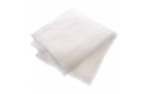 Χριστουγεννιάτικη διακοσμητική βάτα σε λευκή απόχρωση 100x180 εκ