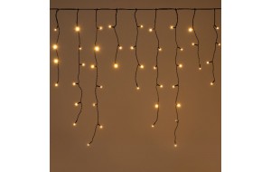 300 Led λαμπάκια κουρτίνα ασύμμετρη 10% flashing με πράσινο καλώδιο IP44 σε θερμό λευκό φως 600x70 εκ 300 Led λαμπάκια κουρτίνα ασύμμετρη 10% flashing με πράσινο καλώδιο IP44 σε θερμό λευκό φως 600x70 εκ