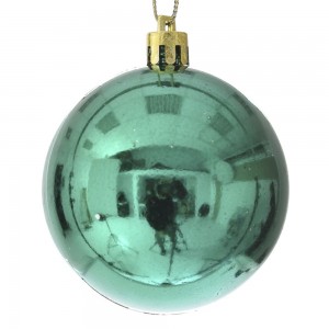 Χριστουγεννιάτικη μπάλα pp πράσινη σετ των δώδεκα 6 εκ