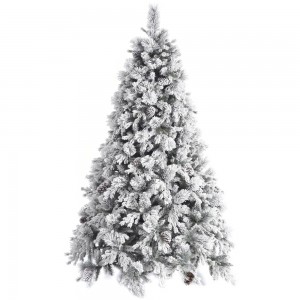 EchoAlaska χιονισμένο Χριστουγεννιάτικο δέντρο με mix κλαδιά και ύψος 150 εκ