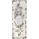 Ξύλινος καθρέπτης τοίχου λευκό antique 40x100 εκ