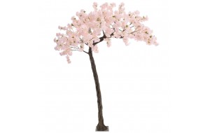 Διακοσμητικό δέντρο με ροζ λουλούδια 300x320 εκ