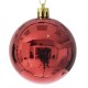 Χριστουγεννιάτικη μπάλα από συνθετικό PP σε μπορντώ χρώμα σετ 96 τεμαχίων 3εκ