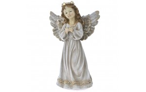 Επιτραπέζιος διακοσμητικός άγγελος με φως 19x11x31 εκ