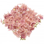 Διακοσμητικό πάνελ με άνθη ροζ ορτανσίας  27x27 εκ