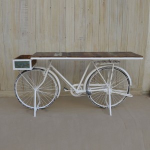 Μεταλλικό vintage ποδήλατο τραπέζι 210x50x90 εκ