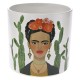 Frida Kahlo κεραμικό διακοσμητικό κασπώ 16x16x15 εκ