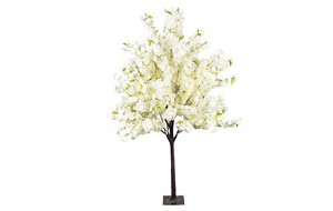 Διακοσμητικό δέντρο Αμυγδαλιά με κρεμ άνθη 180 εκ