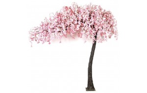 Δέντρο τεχνητό με ροζ άνθη κερασιάς 310 εκ