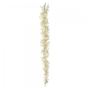 Διακοσμητική γιρλάντα με άνθη λευκής ορτανσίας 76 εκ