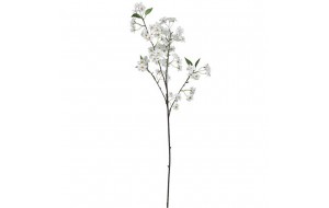 Λευκό κλαδί κερασιάς με 63 άνθη 90 εκ