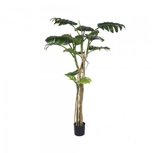 Φυτό τεχνητή μονστέρα με 13 φύλλα σε pp γλάστρα 180 εκ 