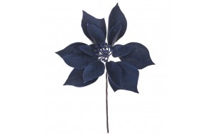 Διακοσμητικό αλεξανδρινό πικ σκούρο μπλε σετ των έξι 20 εκ