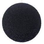 Μπάλα άθραυστη με στρας σε μαύρο χρώμα 25 εκ