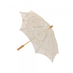 Διακοσμητική ομπρέλα σε κρεμ χρώμα 44 εκ