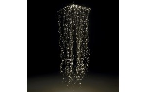 1152 LED λαμπάκια χταπόδι με χρυσό καλώδιο IP44 και θερμό λευκό φως 240 εκ